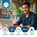 Adaptador de viaje para Tailandia - 2 en 1 - Tipo O - Diseño compacto (US-18)