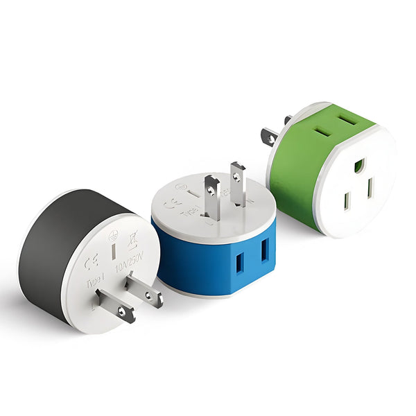 Adaptador de viaje para Japón y Filipinas - 2 en 1 - Tipo A - Diseño compacto (US-6)