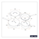 Ciarra Beyond Cookware Set Sakura Candy (4PCS)