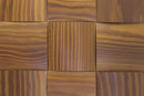 US Pine Big Straw Thermowood Mesh-mounted Mosaic Wall Tile - Livfloors Collection