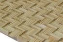 US Pine Infinity Mesh-mounted Wood Mosaic Wall Tile - Livfloors Collection