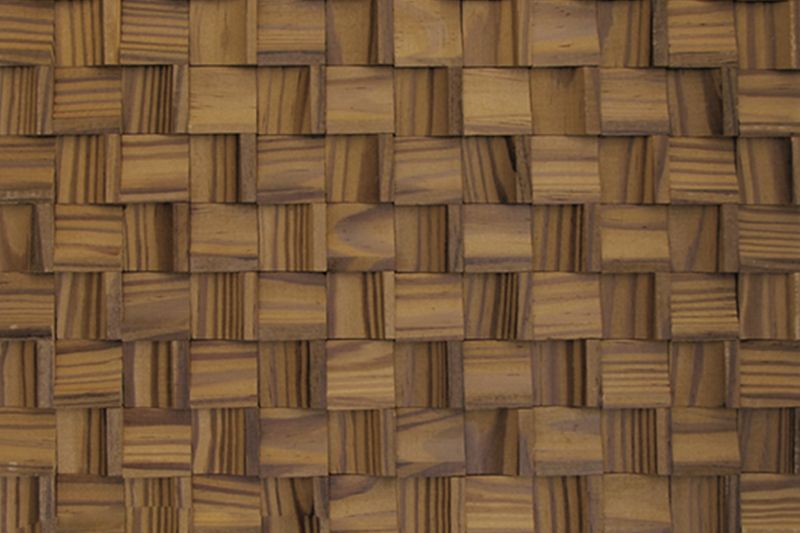 US Pine Infinity Thermowood Mesh-mounted Mosaic Wall Tile - Livfloors Collection