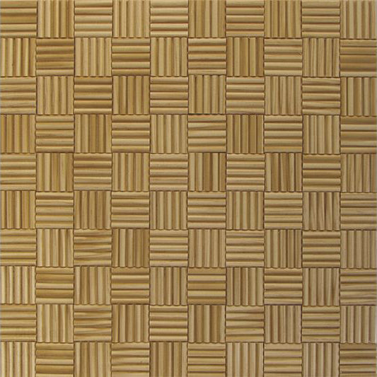 US Pine Madlen Mesh-mounted Wood Mosaic Wall Tile - Livfloors Collection
