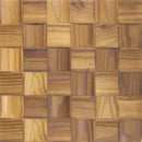 US Pine Prolate Thermowood Mesh-mounted Mosaic Wall Tile - Livfloors Collection
