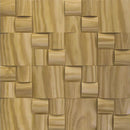US Pine Pattern Straw Mesh-mounted Wood Mosaic Wall Tile - Livfloors Collection