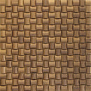 US Pine Straw Thermowood Mesh-mounted Mosaic Wall Tile - Livfloors Collection