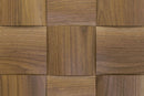 US Walnut Big Straw Mesh-mounted Wood Mosaic Wall Tile - Livfloors Collection