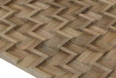 US Walnut Infinity Mesh-mounted Wood Mosaic Wall Tile - Livfloors Collection