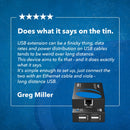 Extensor USB de 4 puertos sobre CAT 6 hasta 100 metros (USB-EX330-K)