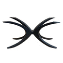 Unique Shape Metal Table Base/Legs Matte Black