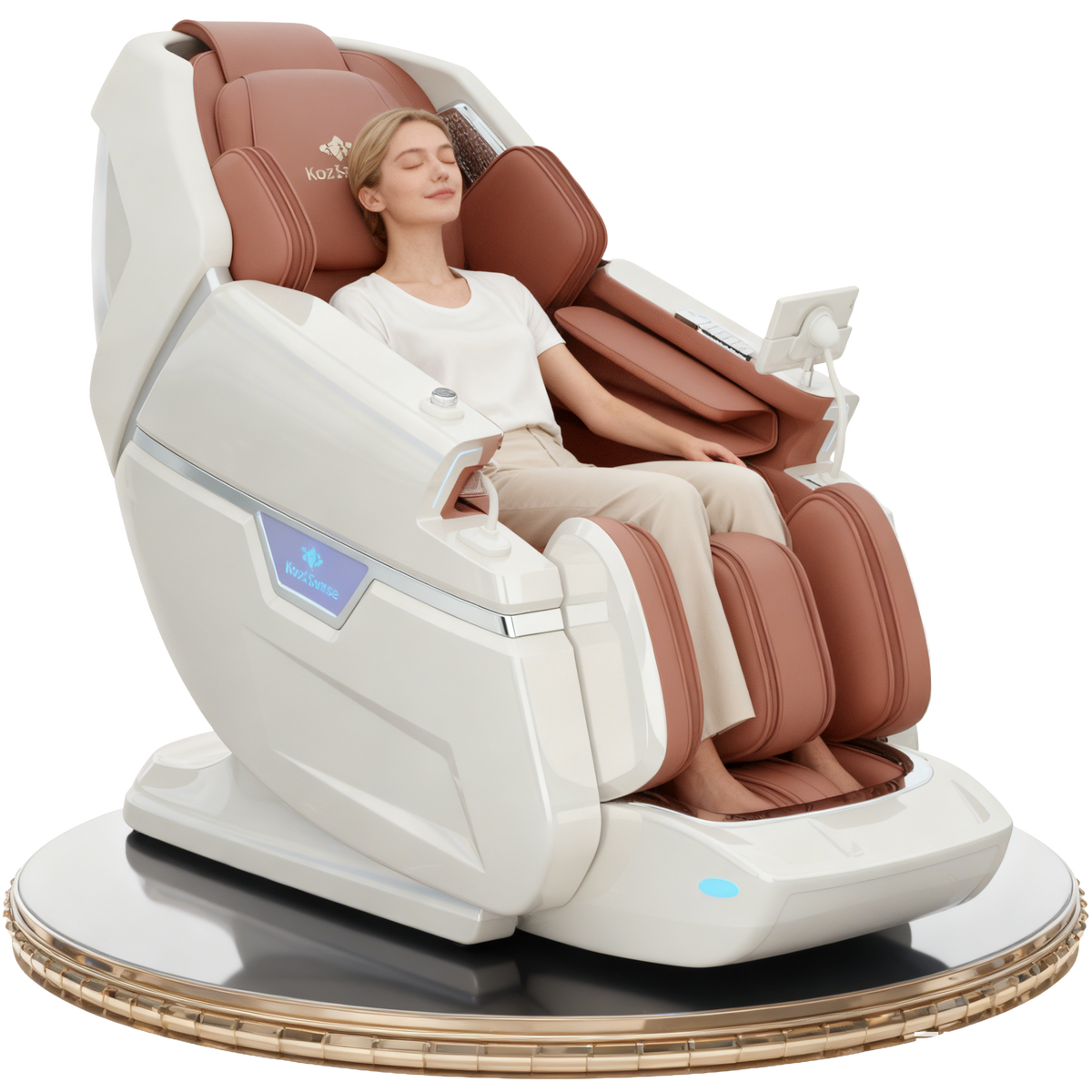 KoziSense KZ-L66 Dual 4D + 3D Luxury Massage Chair with Deep Zero