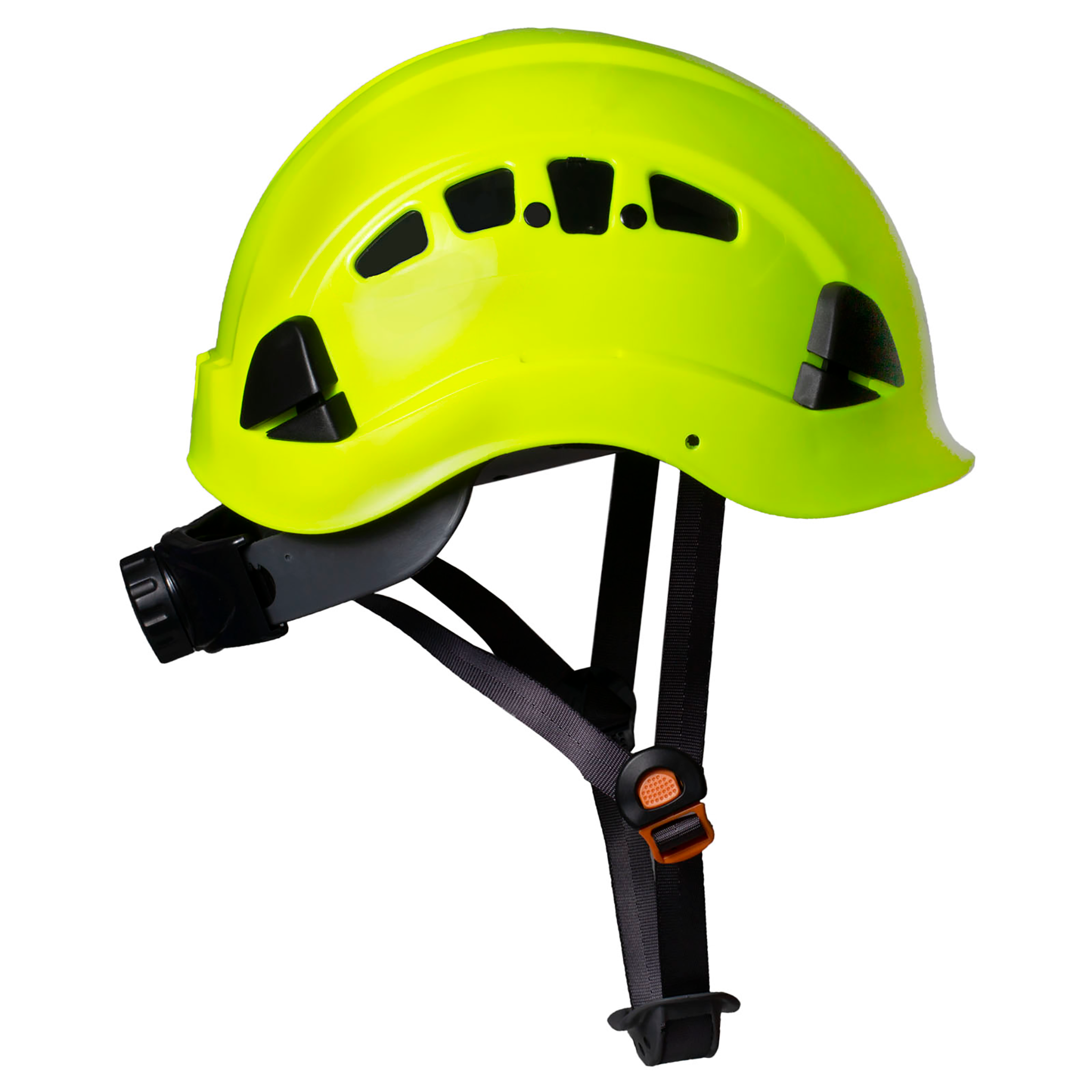 Hat Support System Ventilated Rescue Hard Hat with Adjustable 6 Point Suspension