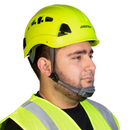 Ventilated Rescue Hard Hat with Adjustable 6 Point Suspension