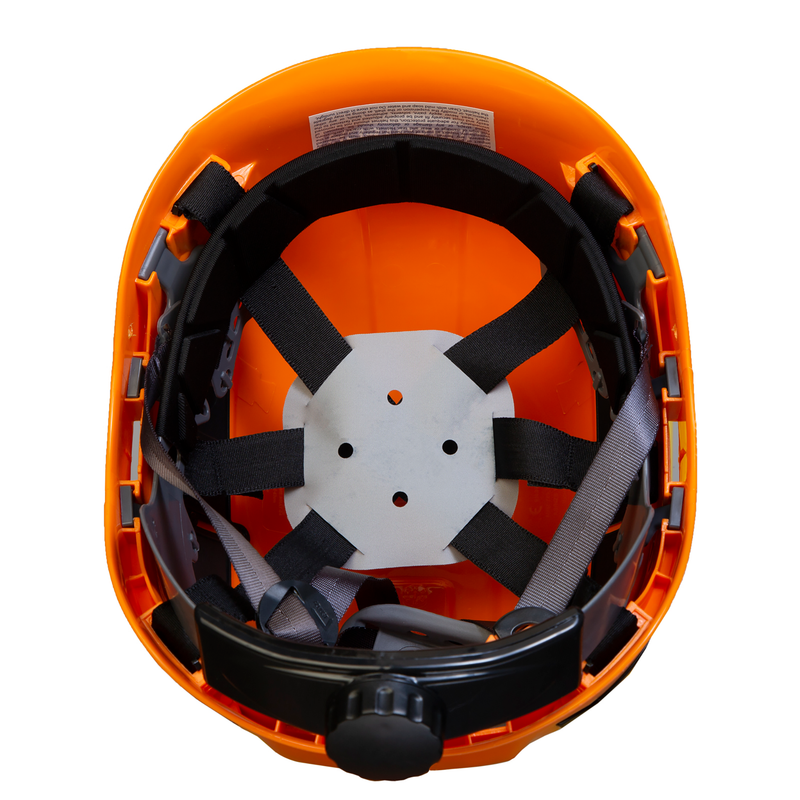 Hat Support System Ventilated Rescue Hard Hat with Adjustable 6 Point Suspension