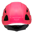 Ventilated Rescue Hard Hat with Adjustable 6 Point Suspension - PinkFit - Collection
