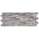 Ventana Gray Ledger Multi-surface 3D Panel 6"x24" Marble Wall Tile - Full Truckload
