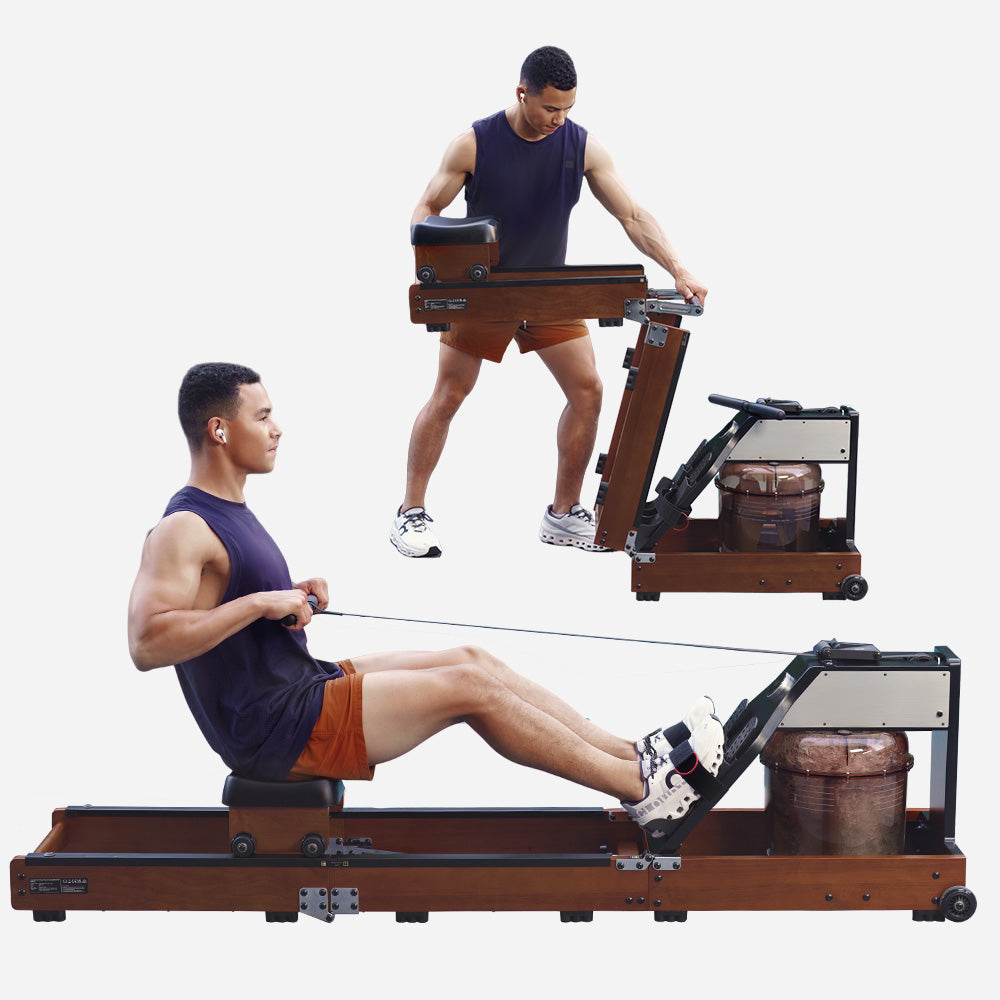 Tandem Rowing Machine WM10 Tri-fold Water Rowing Machine