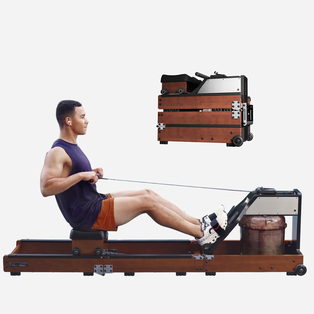 Folding Rowing Machine Amazon WM10 Tri-fold Water Rowing Machine