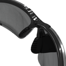 Wraparound Safety Glasses with Flexible Rubber Temple Tips