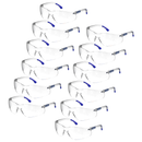 Wraparound Safety Glasses for High Impact Protection - Pack of 12