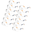 Wraparound Safety Glasses for High Impact Protection - Pack of 12