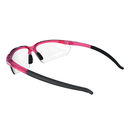 Wraparound Safety Glasses with Flexible Rubber Temple Tips - PinkFit Collection