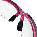 Wraparound Safety Glasses with Flexible Rubber Temple Tips - PinkFit Collection
