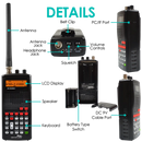 Escáner portátil analógico Whistler WS1010