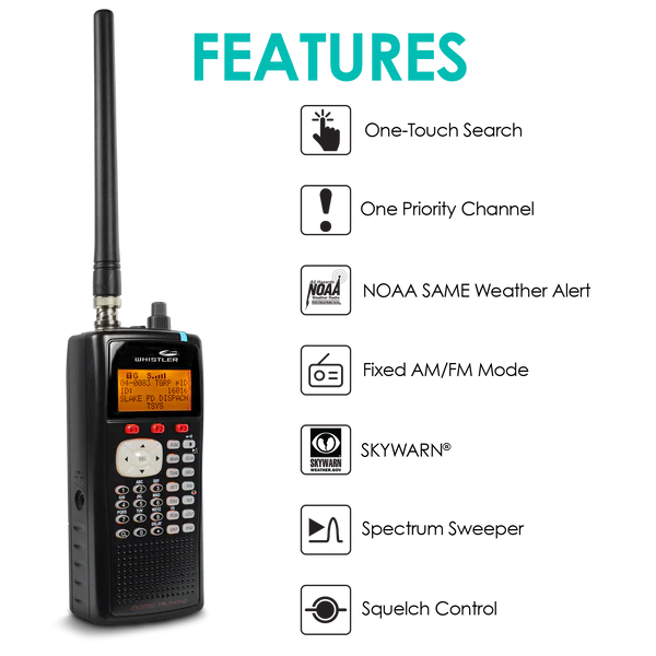 Whistler WS1040 Handheld Digital Scanner