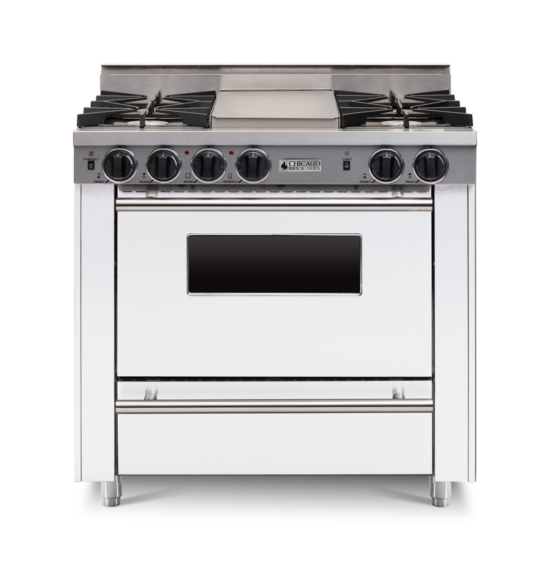 Chicago Brick Oven - 36” LP All-Gas Range - Open Burner