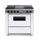 Chicago Brick Oven - 36” LP Gas Dual-Fuel Self-Cleaning Convection Range - Sealed Burners