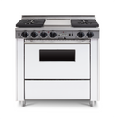 Chicago Brick Oven - 36” Dual-Fuel Self-Cleaning Convection Range - Sealed Burners
