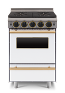 Horno de ladrillo Chicago - Cocina de convección a gas LP de 24" - Quemadores abiertos