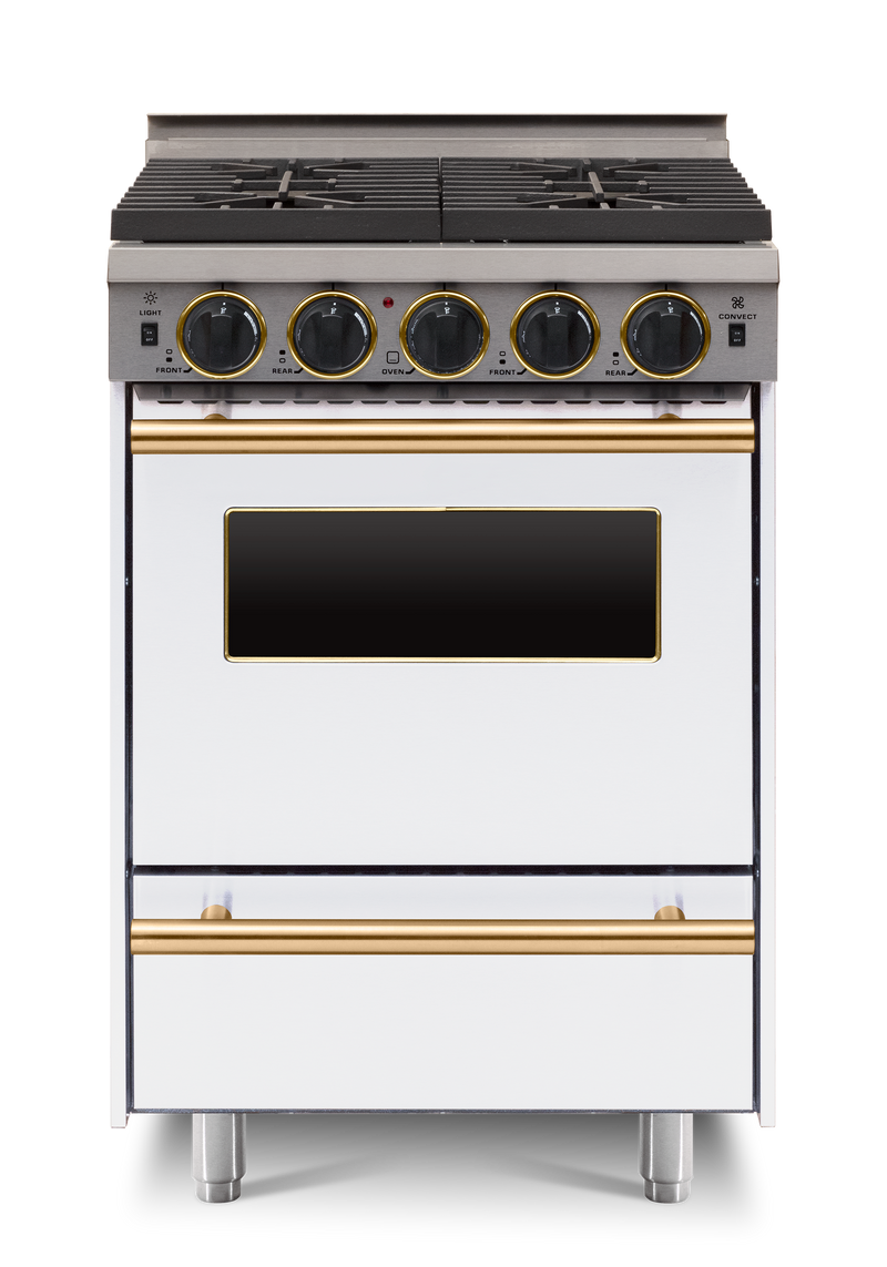 Chicago Brick Oven - 24” LP All-Gas Convection Range - Sealed Burners