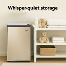 Whynter 2.1 Cu Ft Upright Freezer, Rose Gold | CUF-210SSG