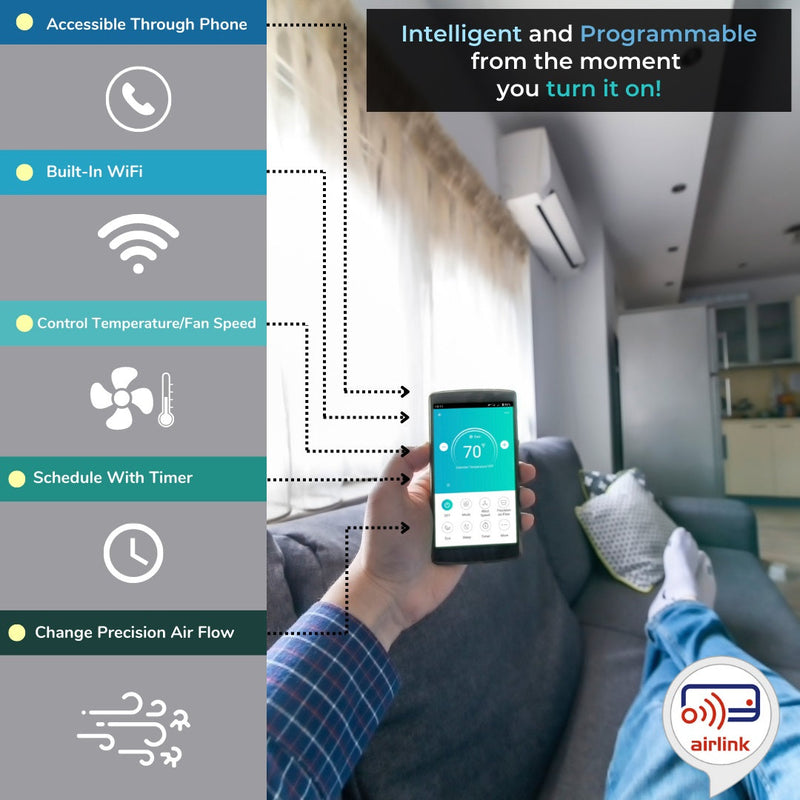 Pioneer® Diamante Ultra 12,000 BTU 23 SEER2 Ductless Mini-Split Inverter++ Energy-Star Wi-Fi Air Conditioner Heat Pump Full Set 230V with 16 Ft. Kit