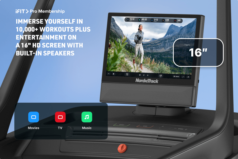 Cinta de correr NordicTrack X16