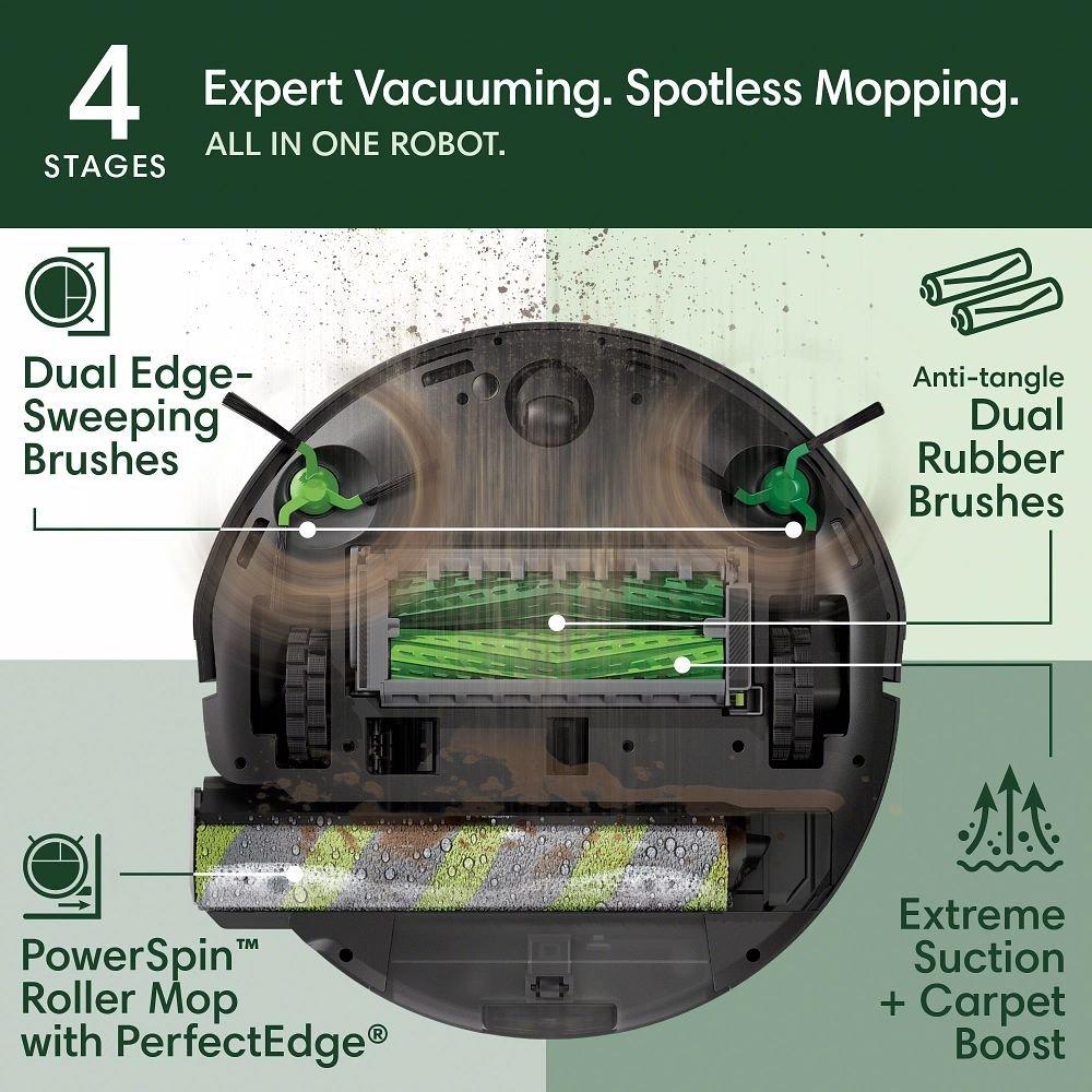 iRobot Roomba Max 705 Combo Robot Vacuum & Mop + AutoWash Dock