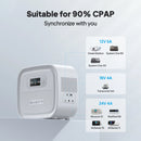 Banco de energía CPAP Bluetti X60 de 614 Wh para camping, viajes y emergencias