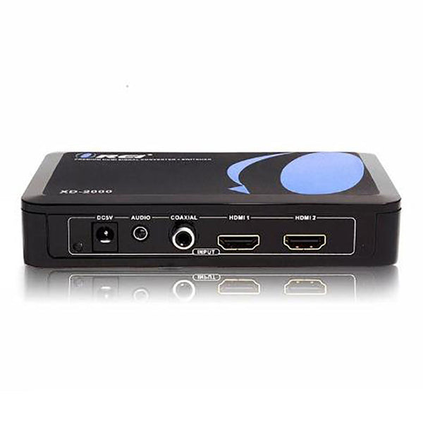 Escalador DUAL HDMI a HDMI con convertidor de PAL a NTSC (XD-2000)