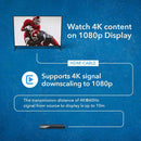 Administrador de señal HDMI 4K compatible con HDMI 2.0 y HDCP 2.3. Reduce la resolución de 4K a 1080p (XD-3000). 