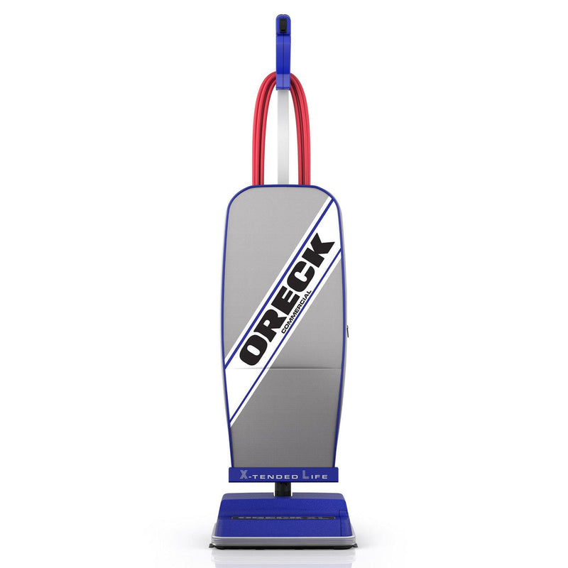 Aspiradora vertical comercial Oreck de 9 lb, base azul