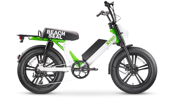 XPRIT Beach Seal Electric Bike, Greenhouse
