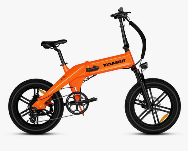 Yamee 750w 15ah Folding Electric Bike For Adults 8 Speed With Color Display