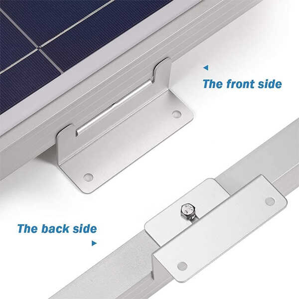BougeRV Solar Panel Mounting Z Bracket Mount Kits Supporting