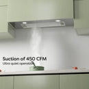 CIARRA 29" Range Hood Built-In Under Cabinet CAS75913E-OW