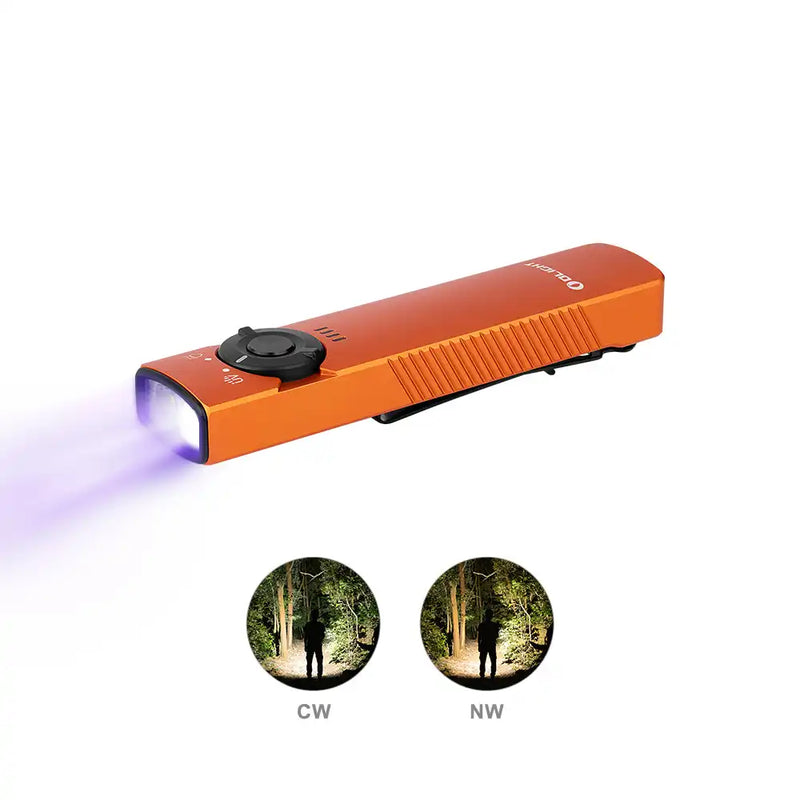 Olight Arkfeld  UV Mode Flashlight with White Light