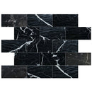 Alexandrette Black Marble Polished Floor and Wall Tile - Large Format - Livfloors Collection