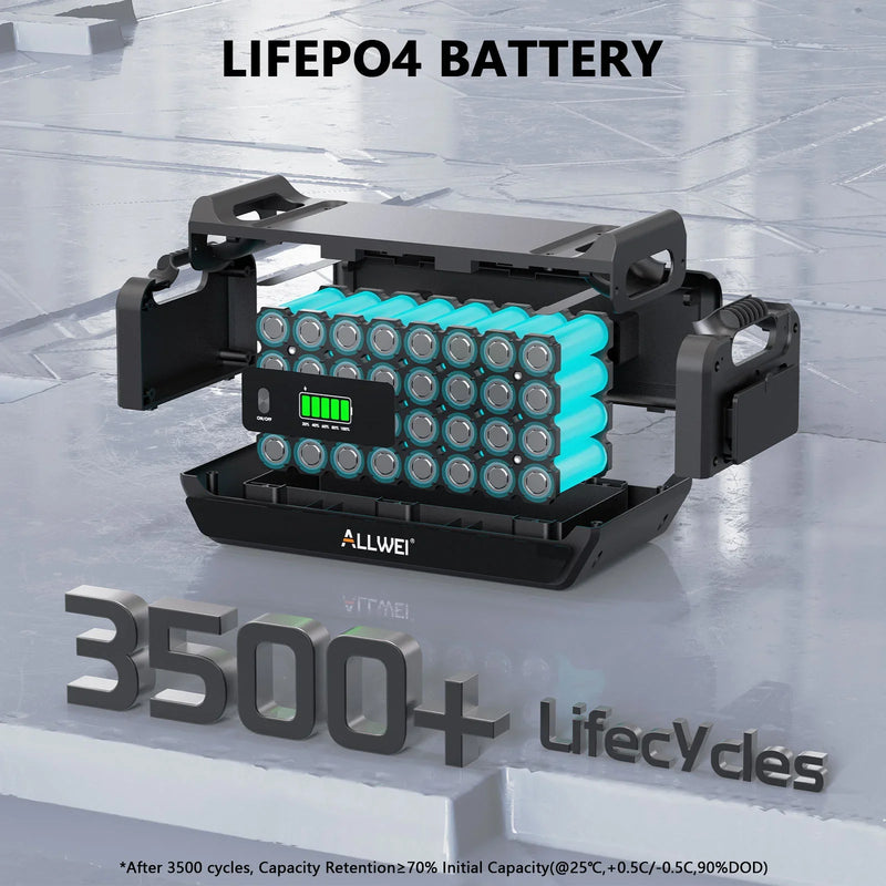 ALLWEI B200 PRO Expansion Battery for PPS2400 Power Stations