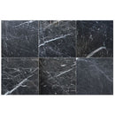 Amanos Black Marble Polished Floor and Wall Tile - Large Format - Livfloors Collection